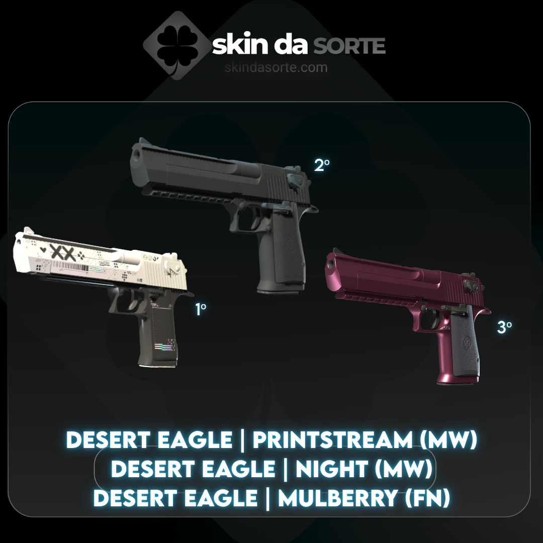 060826 - TRINCA DE DEAGLEs! (Printstream | Night | Mulberry)